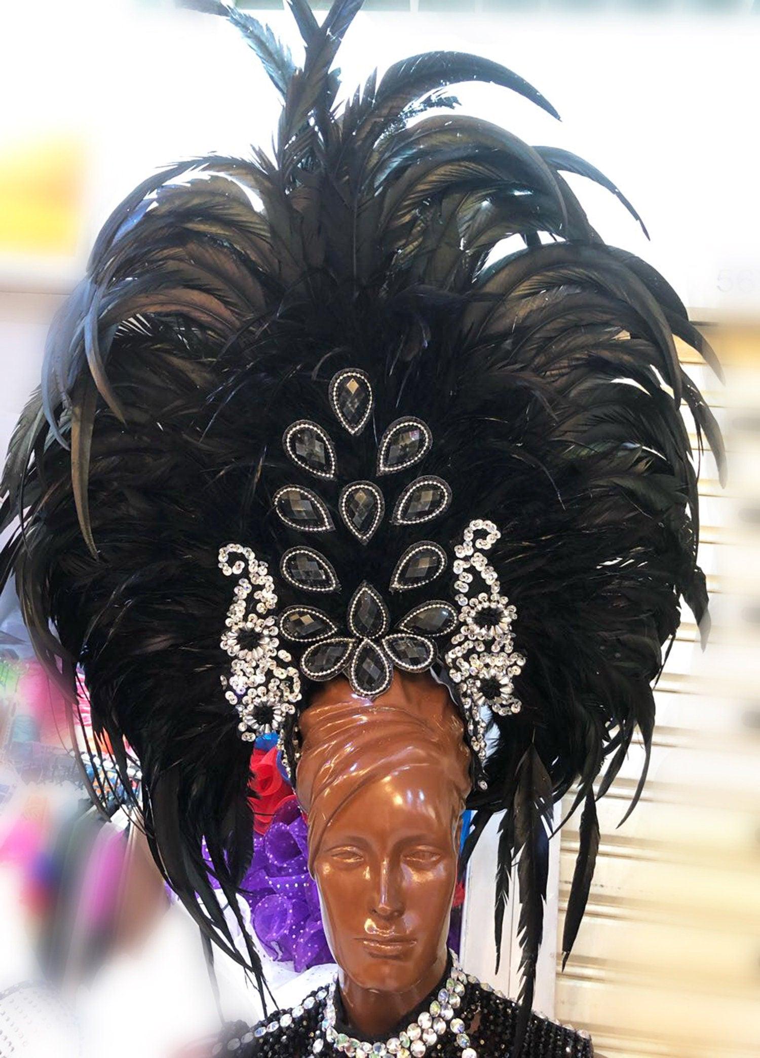 Da neena h917 the titanic light angel burlesque vegas showgirl dance headdress