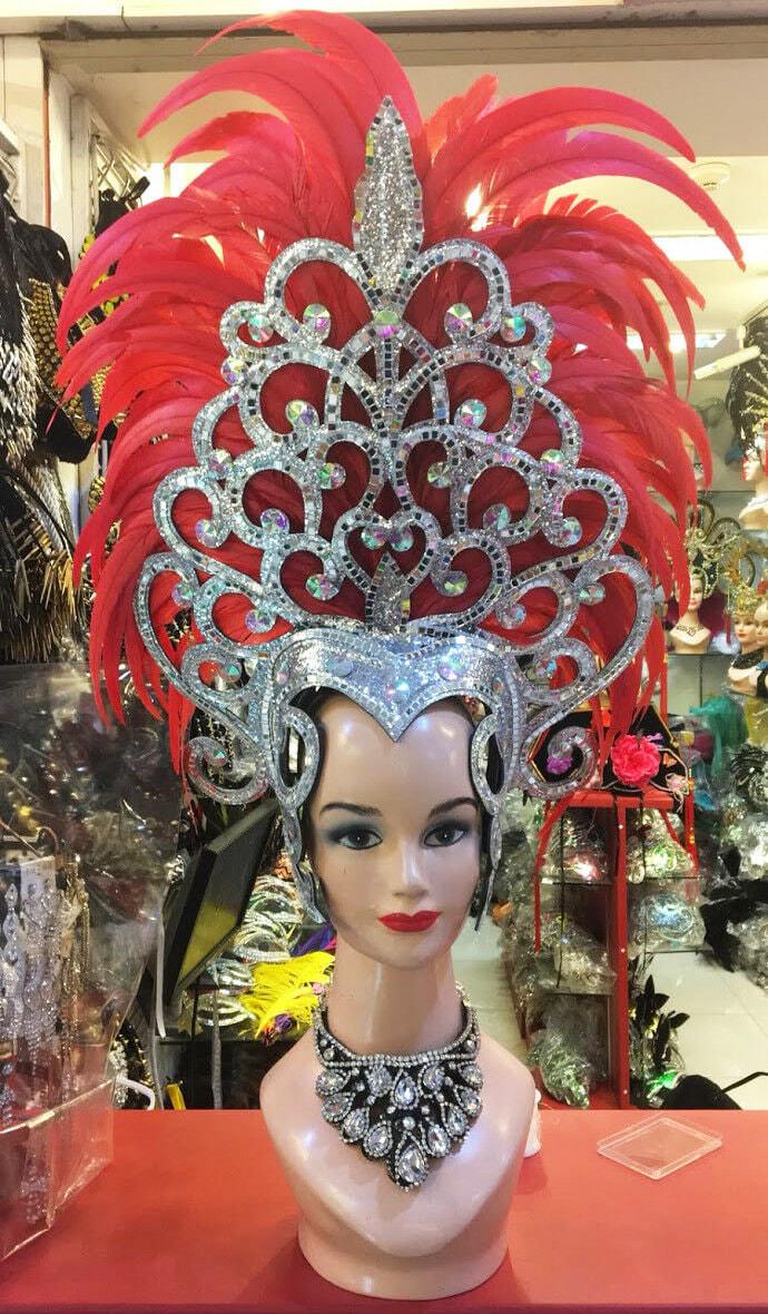Da neena h807 asian god crystal vegas dance showgirl latin pageant headdress