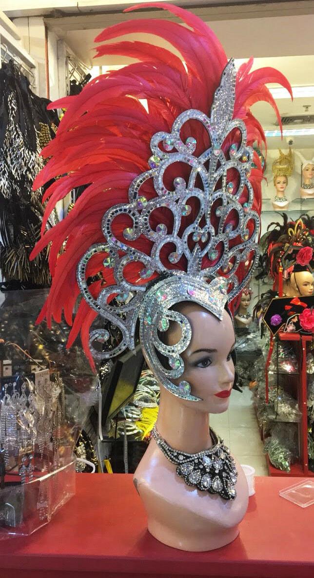 Da neena h807 asian god crystal vegas dance showgirl latin pageant headdress