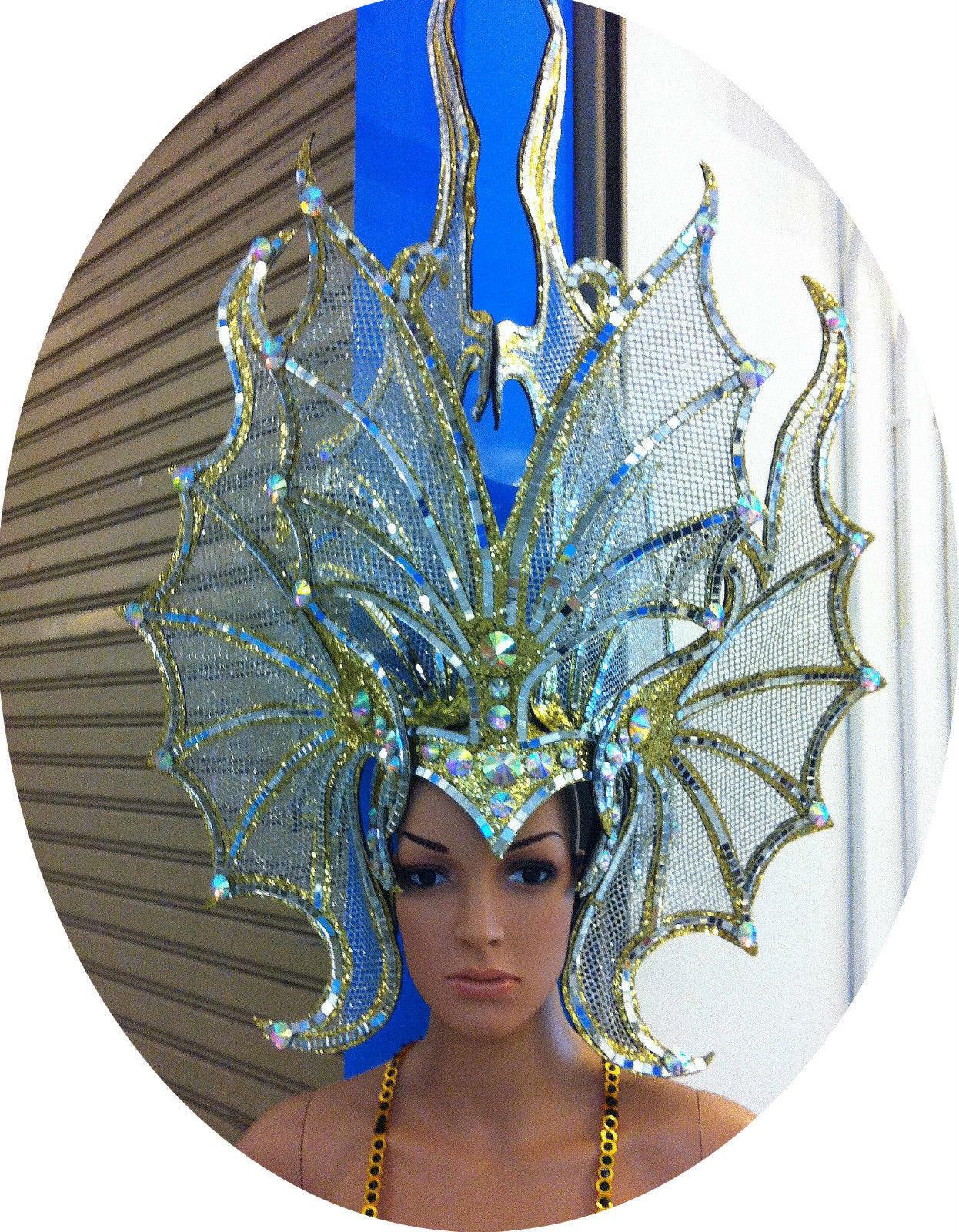 Da neena h0052 drag vegas butterfly wings war mad max headdress