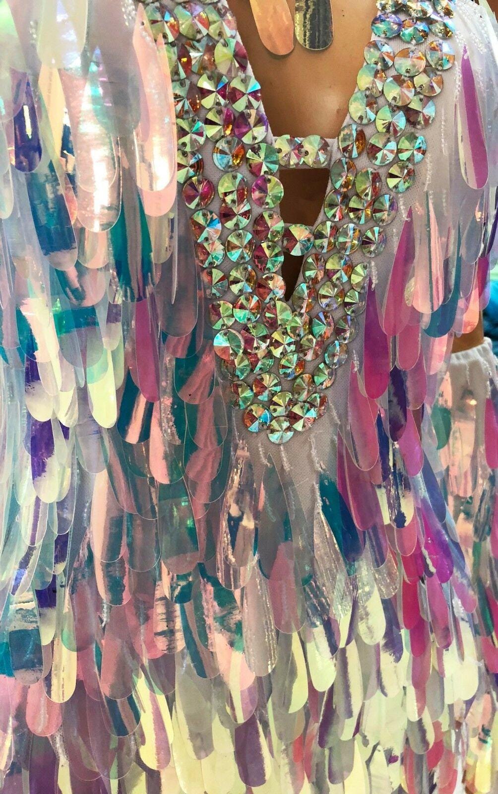 Da neena c904 new gens girl crystal pageant samba dancer dress costume set xs-xl