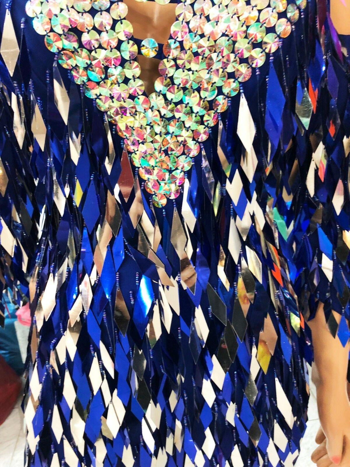 Da neena c904 new gens girl crystal pageant samba dancer dress costume set xs-xl