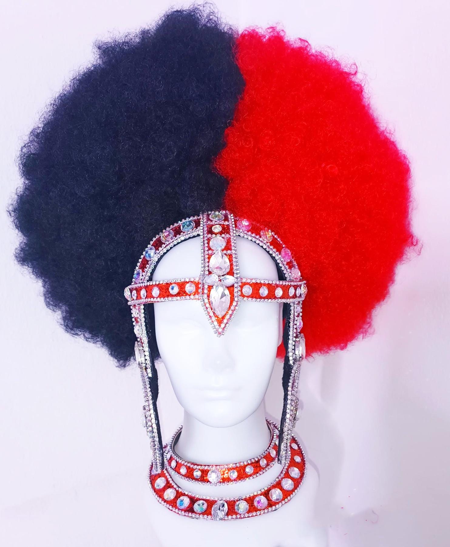 Daneena h1149 eye-catching and stylish queen king crystal cabaret showgirl pageant headdress