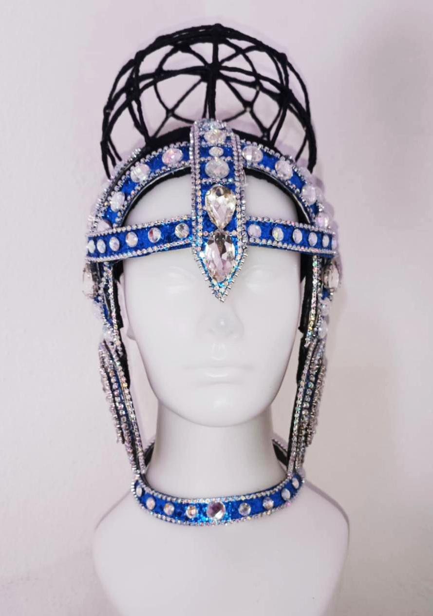 Daneena h1149 eye-catching and stylish queen king crystal cabaret showgirl pageant headdress
