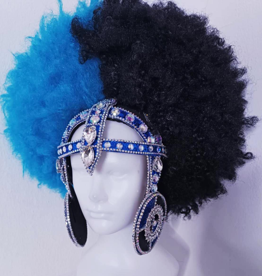 Daneena h1149 eye-catching and stylish queen king crystal cabaret showgirl pageant headdress