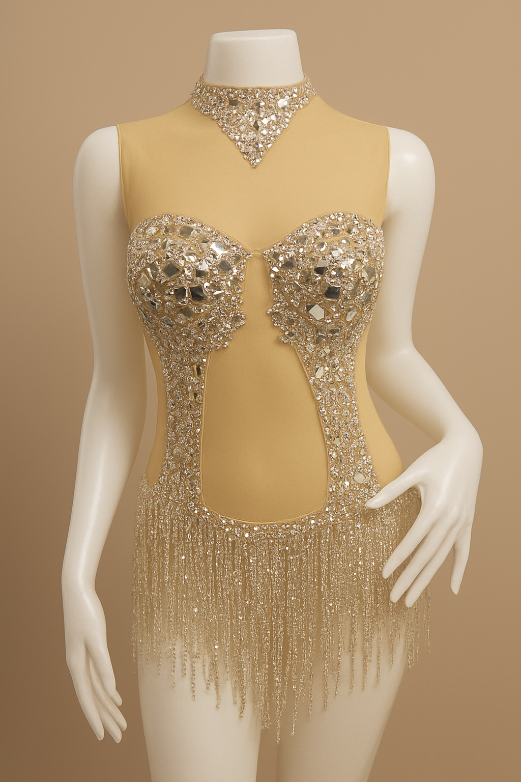 Da neena M1163 Super Star Angel Showgirl Dance Crystal Stage Pageant Bustle Bodysuit XS-XL