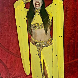 Da NeeNa M1020 Cher Showgirl Vegas Stage Dance Pageant Costume XS-XL