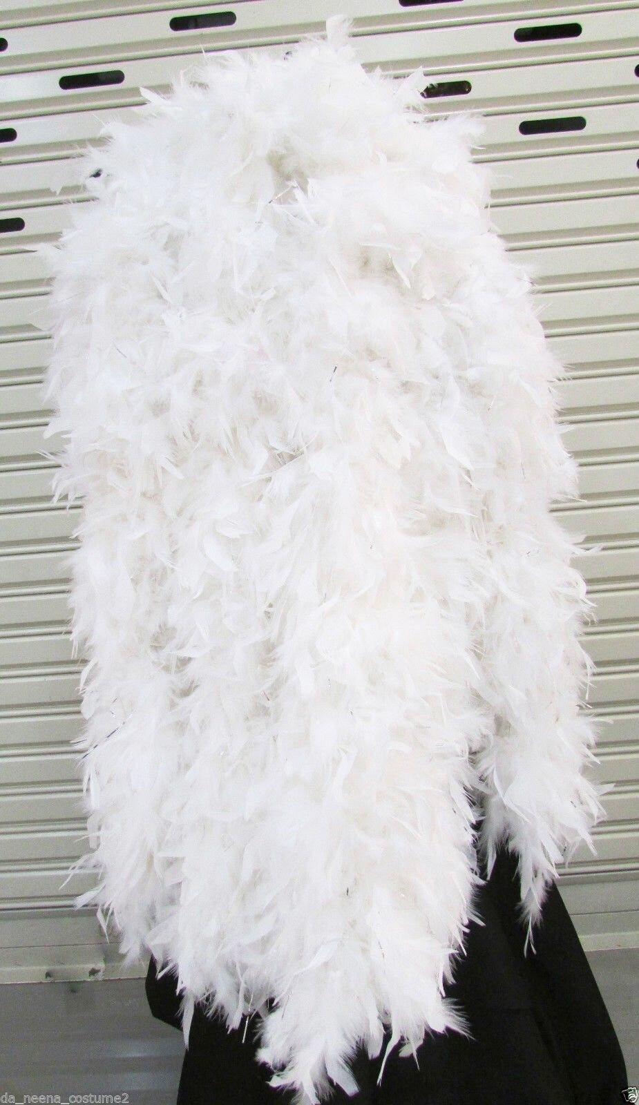 DaNeeNa H200 White Thunderbolt Queen Crystal Feather Showgirl pageant Headdress