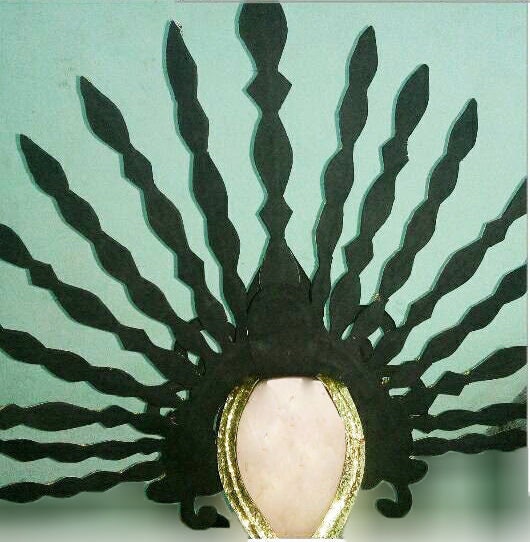 DaNeeNa H675 Sunflower Goddess Crystal Showgirl Dance Vegas pageant Headdress