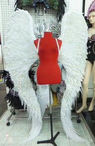 Da NeeNa B023 Parade Ailes Victoria Secret Model White Angel Wings Backpiece