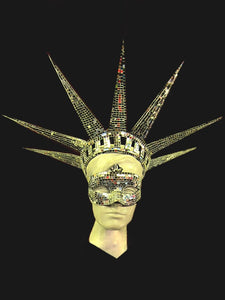 Da NeeNa H151 The Statue of Liberty Independence New York Mirror Headdress