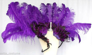 Da NeeNa B009 Vegas Showgirl Drag Victoria Secret Ostrich Feather Backpiece