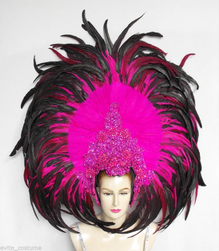 Da NeeNa FUC Feather Samba Vegas Showgirl Drag Headdress