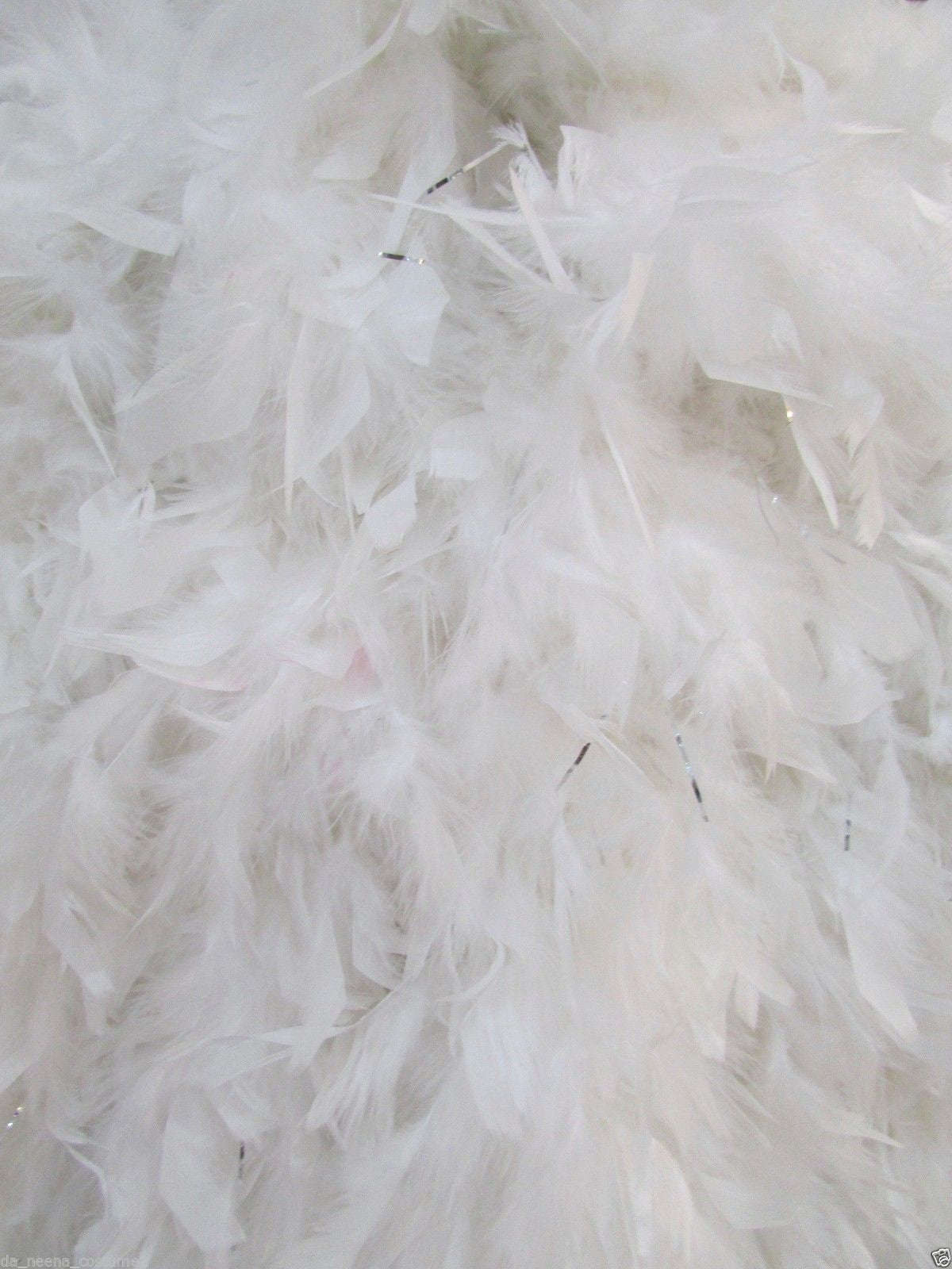 DaNeeNa H200 White Thunderbolt Queen Crystal Feather Showgirl pageant Headdress