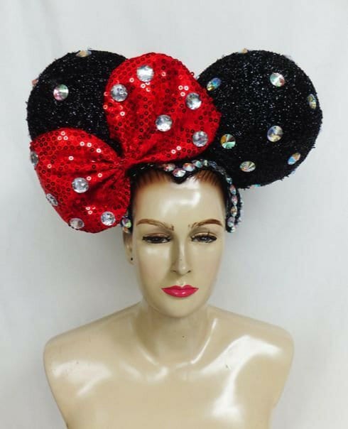 Da NeeNa H080B Showgirl Boy Girl Disneyland Mickey Mouse Headdress