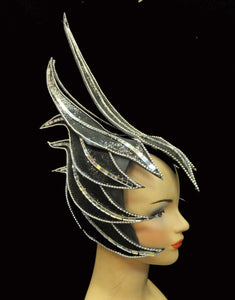 Da NeeNa Thunder H052 Vegas Burlesque Cabaret Stage Showgirl Drag Headdress