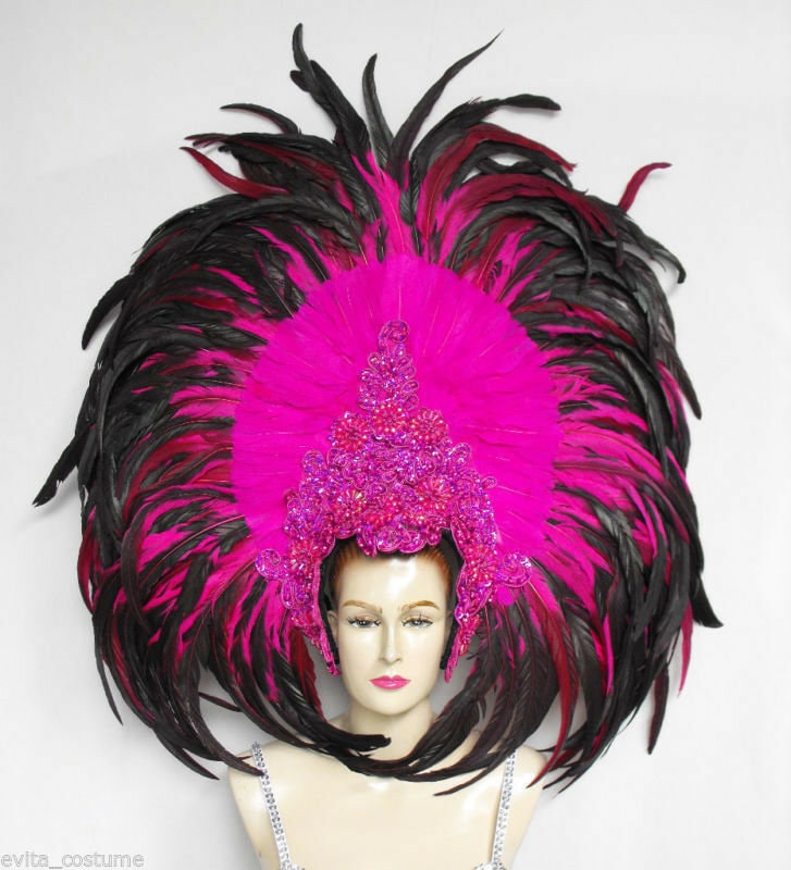 Da NeeNa FUC Feather Samba Vegas Showgirl Drag Headdress