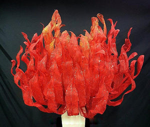 Da NeeNa HUT Red Orange Fire Sun Heat Fuel Flame Global Warming Shoulder Pieces