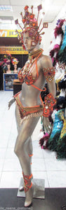 Da NeeNa T026C Samba Parade Drag Carnival Rio Dancer Costume Set XS-XL