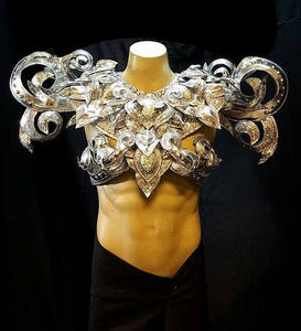 Da NeeNa HUT H788C Vine Flower Snake Serpentine Armor Prince Princess Shoulder Pieces