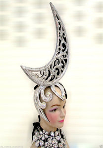 Da NeeNa H547 The Charming Moon Crystal Showgirl Dance pageant Headdress