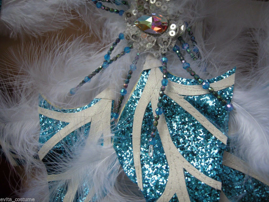 Da NeeNa C005 Feather Showgirl Cabaret Drag Cotton Candy Costume Set XS-XL