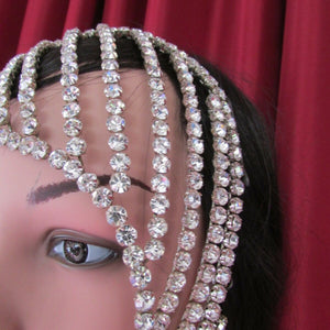 Da NeeNa HQC742 Shiny Queen Crystal Pageant Dance Tiara Headdress Wig