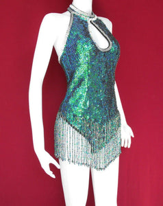 Da NeeNa G7 Party Latin Dance Drag Queen Sequin Costume XS - XL