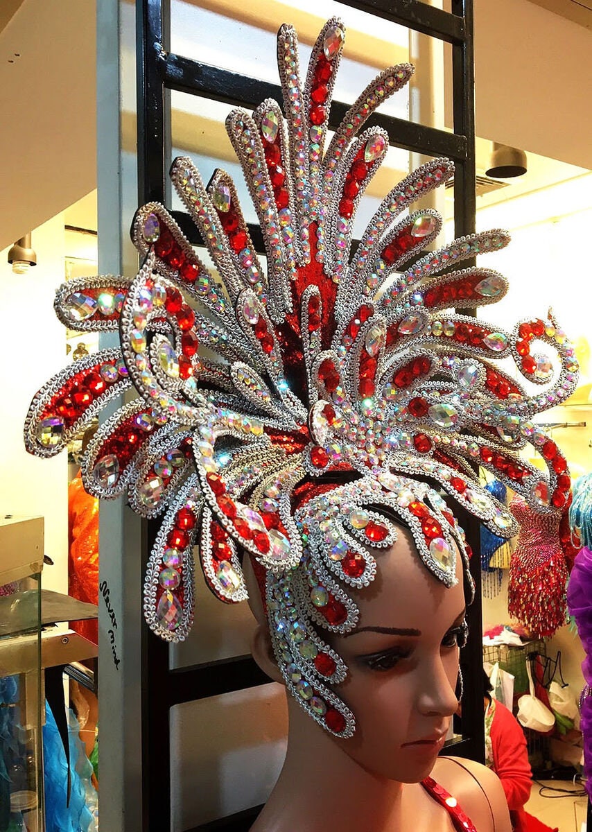 Da NeeNa H766 Queen of Medusa Crystal Pageant Dance Cabaret Showgirl Headdress