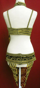 GB Costume Dance Drag Queen Showgirl Belly Sexy Cleopatra Costume XS-XL