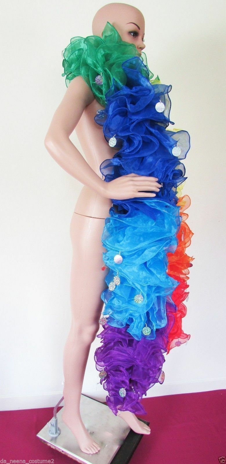 Da NeeNa B001 Vegas Showgirl Sequin Trimmed Gigantic Boa