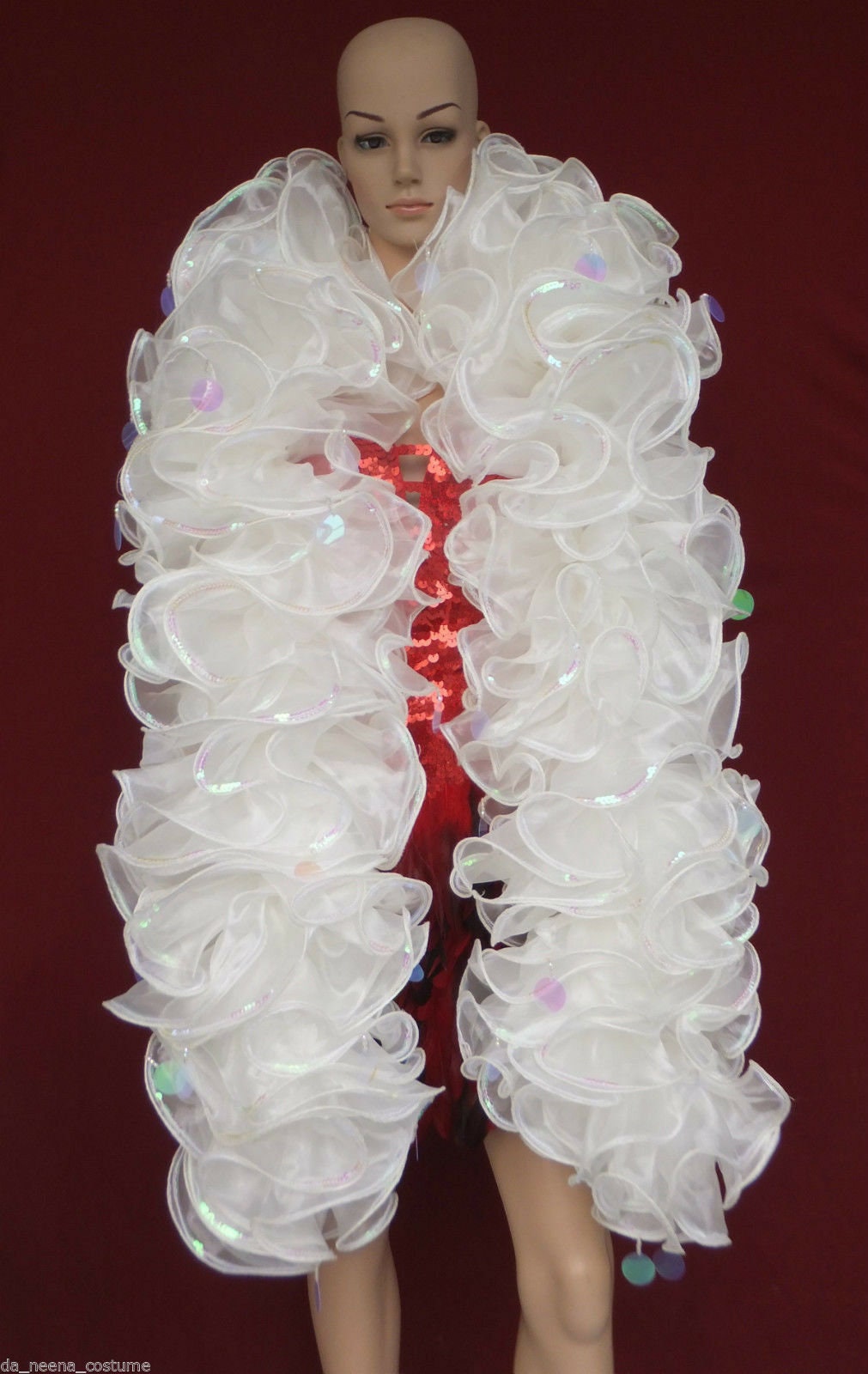 Da NeeNa B001 Vegas Showgirl Sequin Trimmed Gigantic Boa