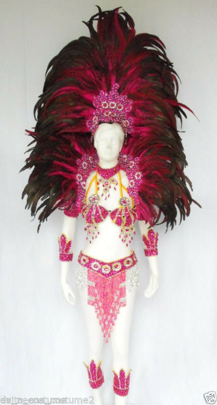 Da NeeNa C006 Dance Backpiece Headdress Costume Set XS-XL