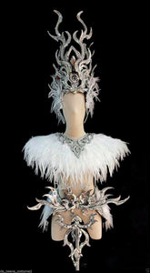 Da NeeNa C636 Angel Garuda Karura Olympian Artemis Bird Goddess Headdress