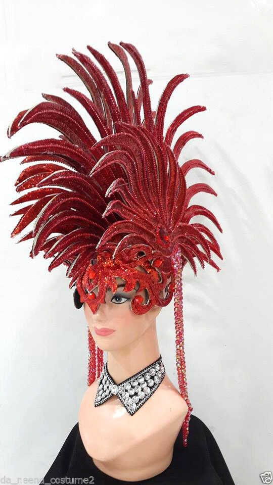 Da NeeNa H108 Fire Angel Spiritual Olympian Artemis Bird Goddess Headdress