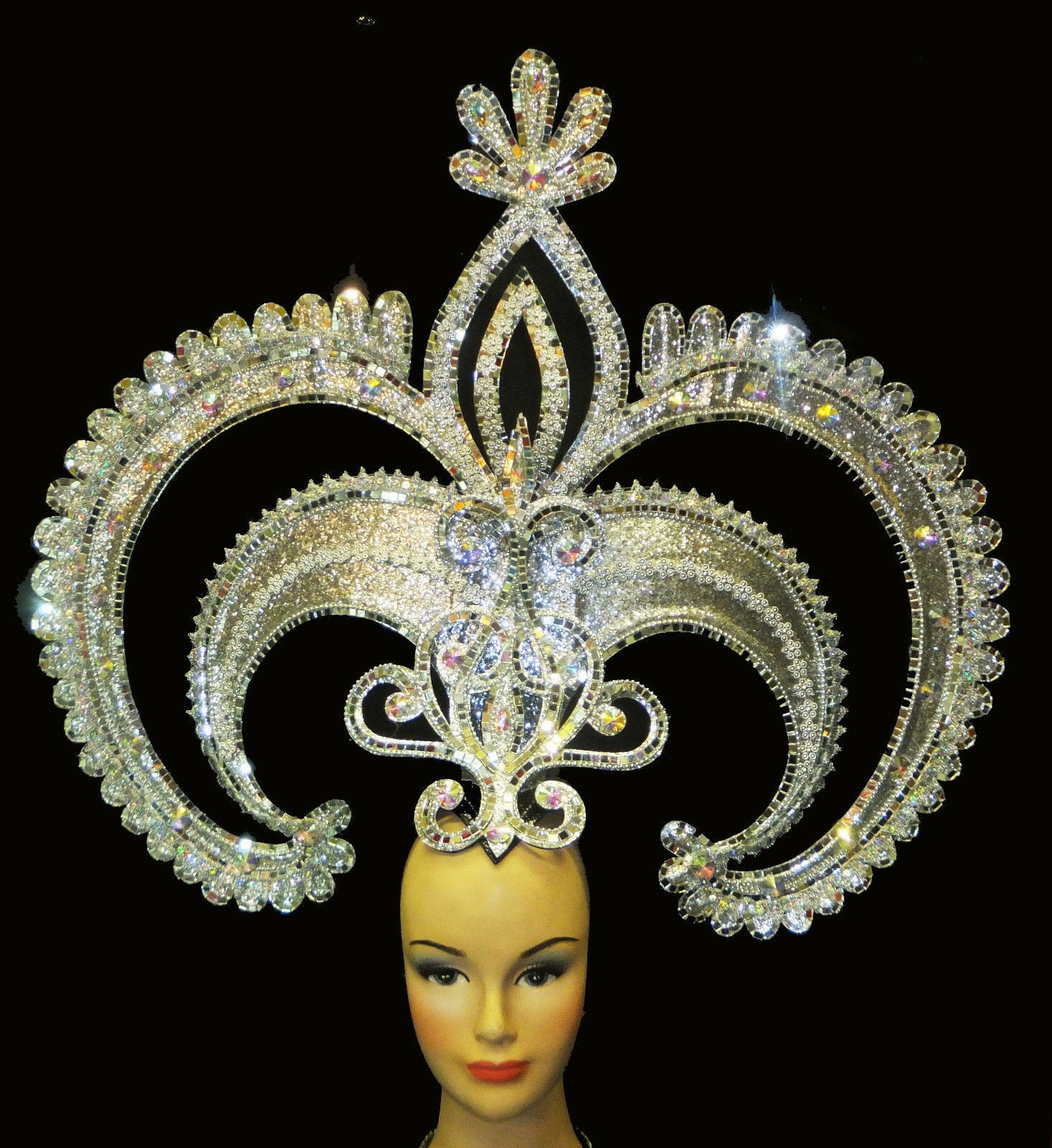 Da NeeNa H095A Devil Goddess Horn Greek Mythology Showgirl Stage Headdress