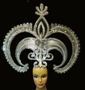 Da NeeNa H095A Devil Goddess Horn Greek Mythology Showgirl Stage Headdress