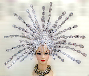 DaNeeNa H543 Star Cosmos Crystal Showgirl Dance pageant Headdress