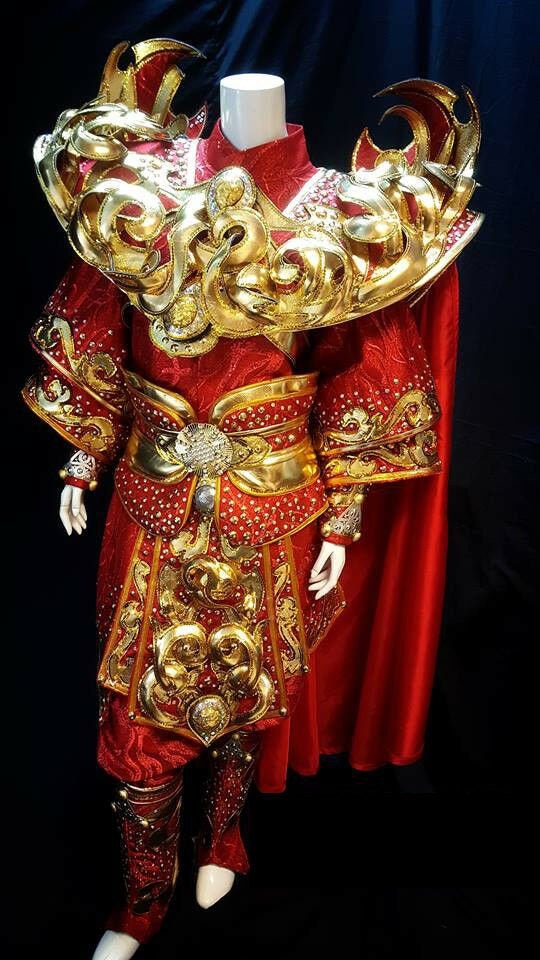 Da NeeNa HUT C817 Grand Warlord Dragon Emperor Pageant Spirit Costume Set XS-XL