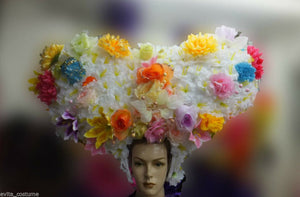 Da NeeNa H041 Vegas Cabaret Showgirl Dancer Valentine Flower Headdress