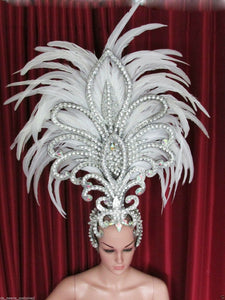 DaNeeNa H1862XL Queen of Big Hawk Showgirl Pageant Dancer Feather Headdress