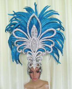 DaNeeNa H1862XL Queen of Big Hawk Showgirl Pageant Dancer Feather Headdress