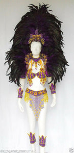 Da NeeNa C006 Dance Backpiece Headdress Costume Set XS-XL