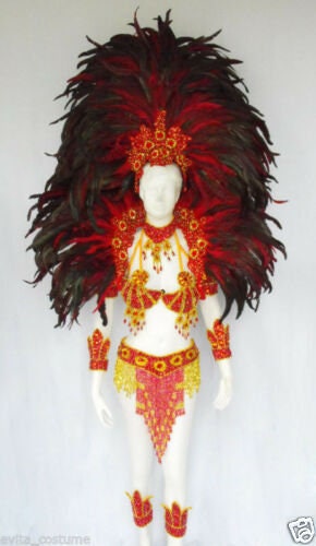 Da NeeNa C006 Dance Backpiece Headdress Costume Set XS-XL