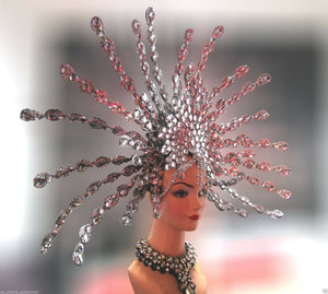 DaNeeNa H543 Star Cosmos Crystal Showgirl Dance pageant Headdress