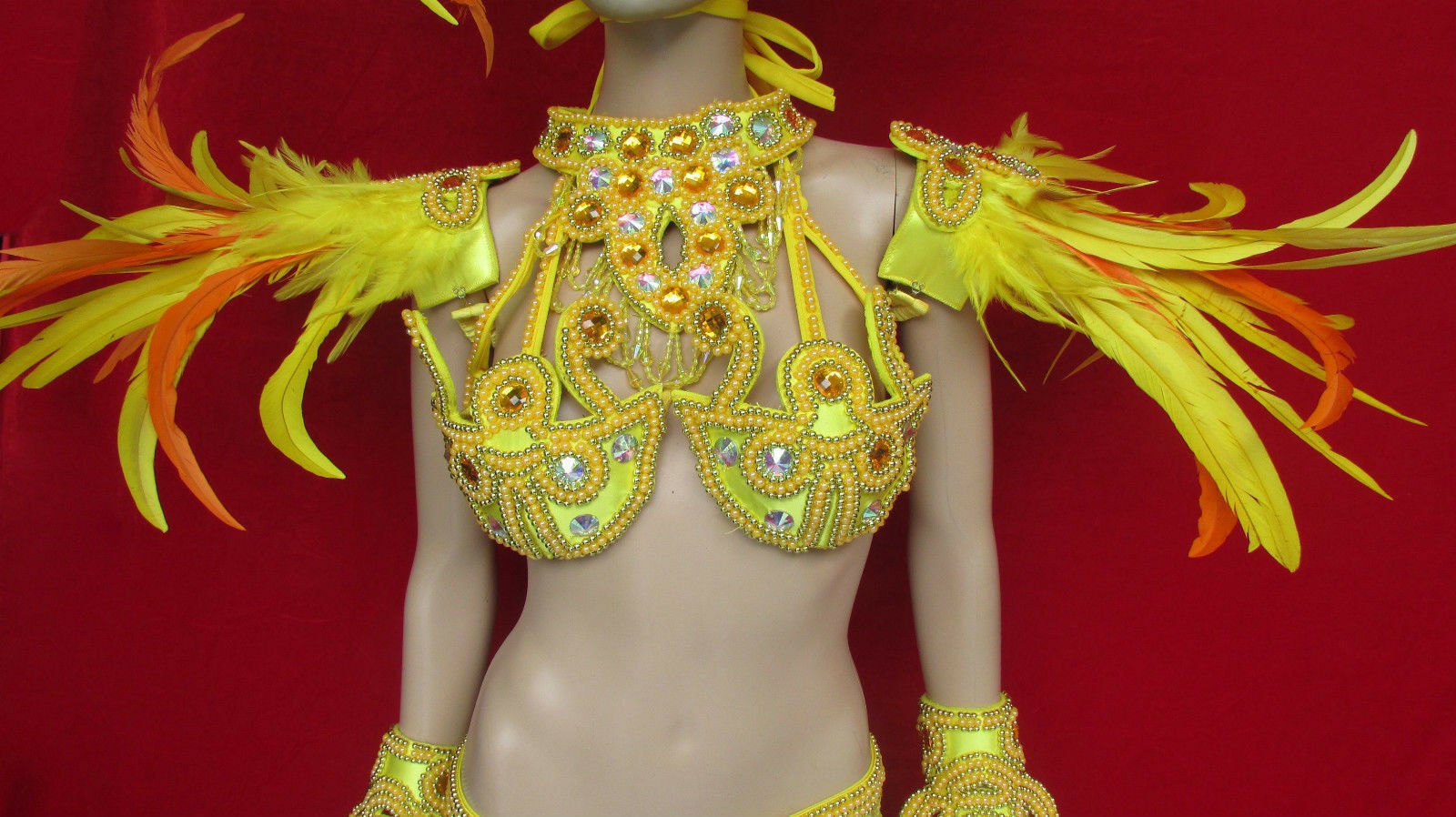 Da NeeNa C076CC Samba Parade Drag Carnival Rio Dancer Costume Set XS-XL