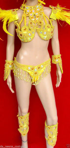 Da NeeNa C076CC Samba Parade Drag Carnival Rio Dancer Costume Set XS-XL