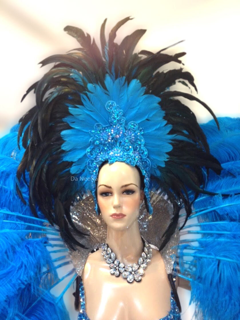 Da NeeNa C662 Queen of Paradise Samba Crystal Headdress Costume set XS - XL