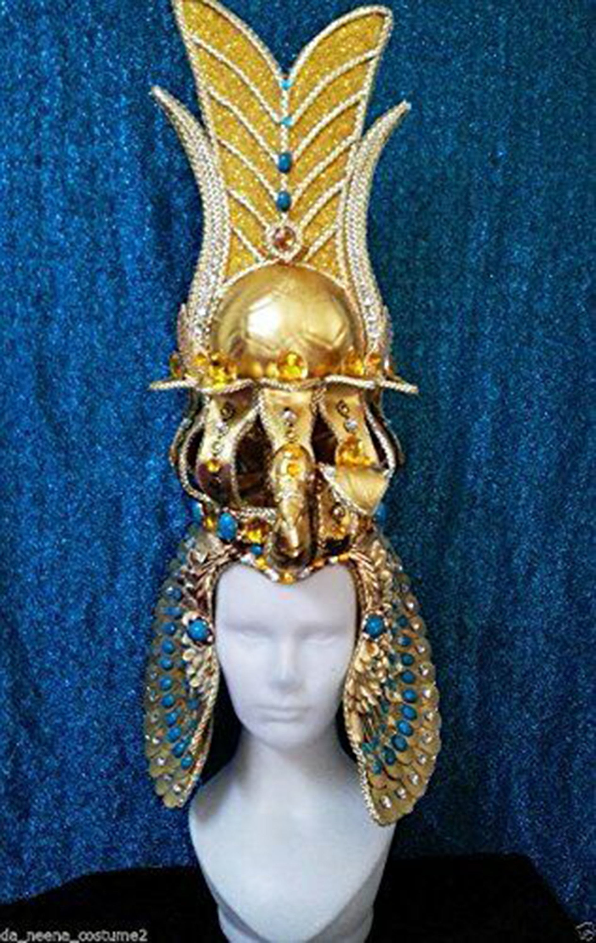 DaNeeNa H1233 Cleopatra Snake Egypt Crystal Showgirl Dance pageant Headdress