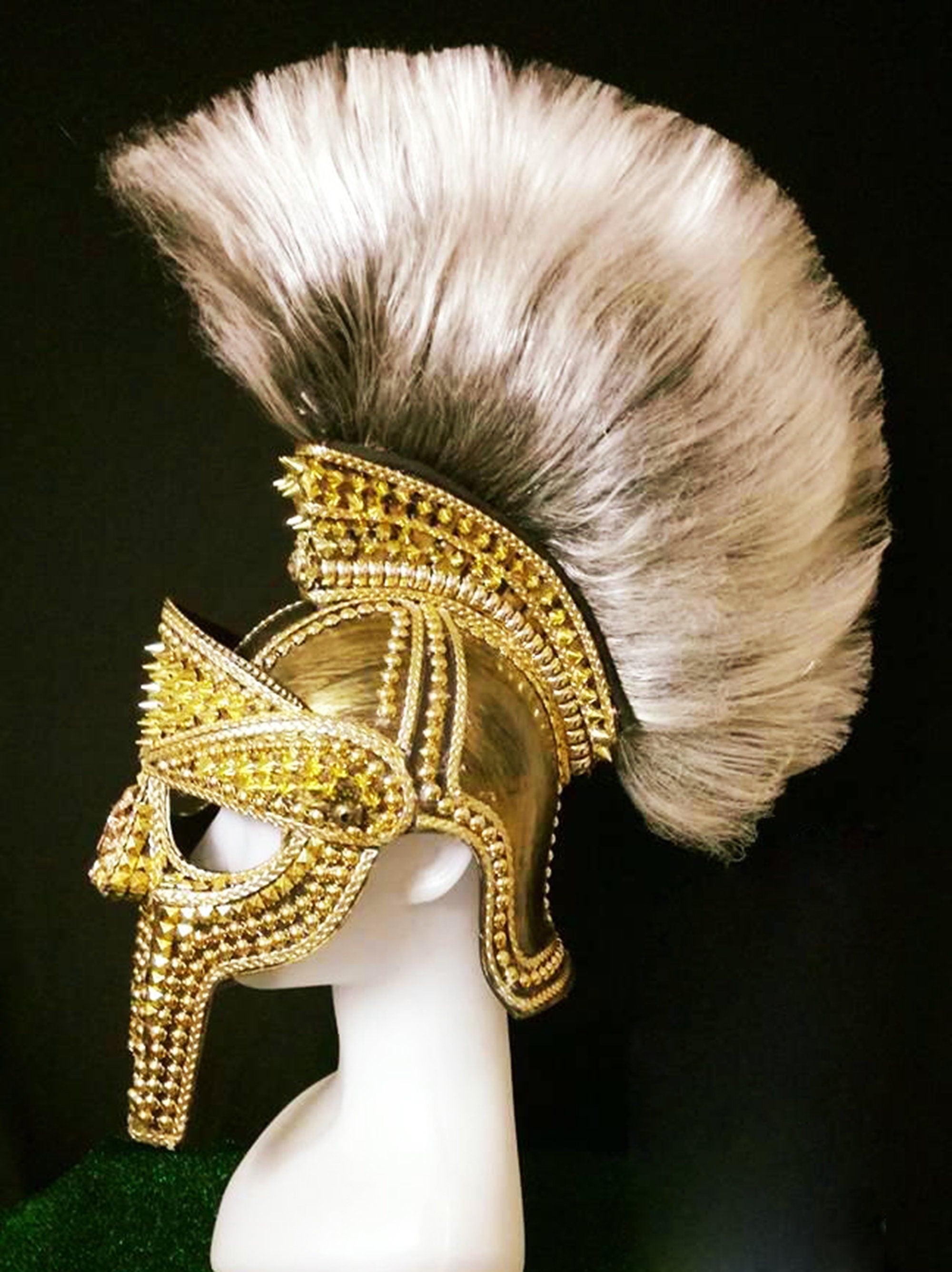 Da NeeNa H992 Roman Greek Warrior Cabaret Dance Pageant Showgirl Vegas Headdress